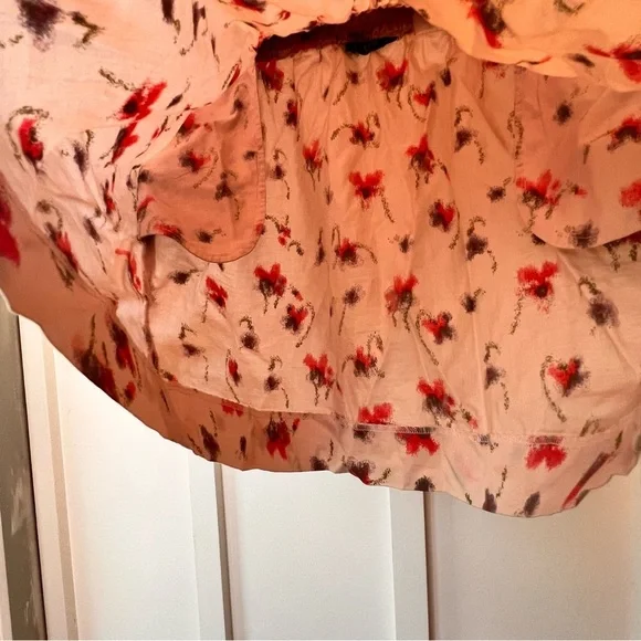 J. CREW Womens Size 8 Athletic Skirt Unlined Lightweight Splatter Paint Colorful - Picture 2 of 9